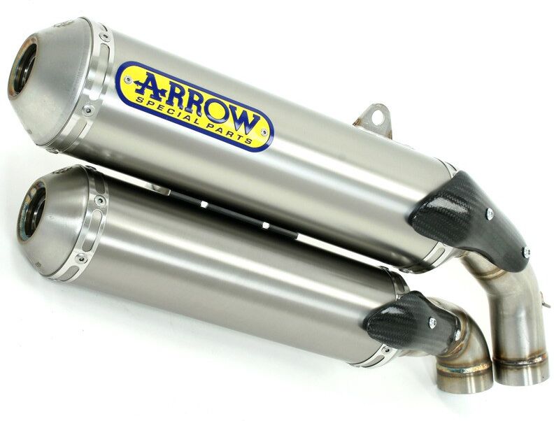 Silencieux Arrow Titane Round-sil embout acier