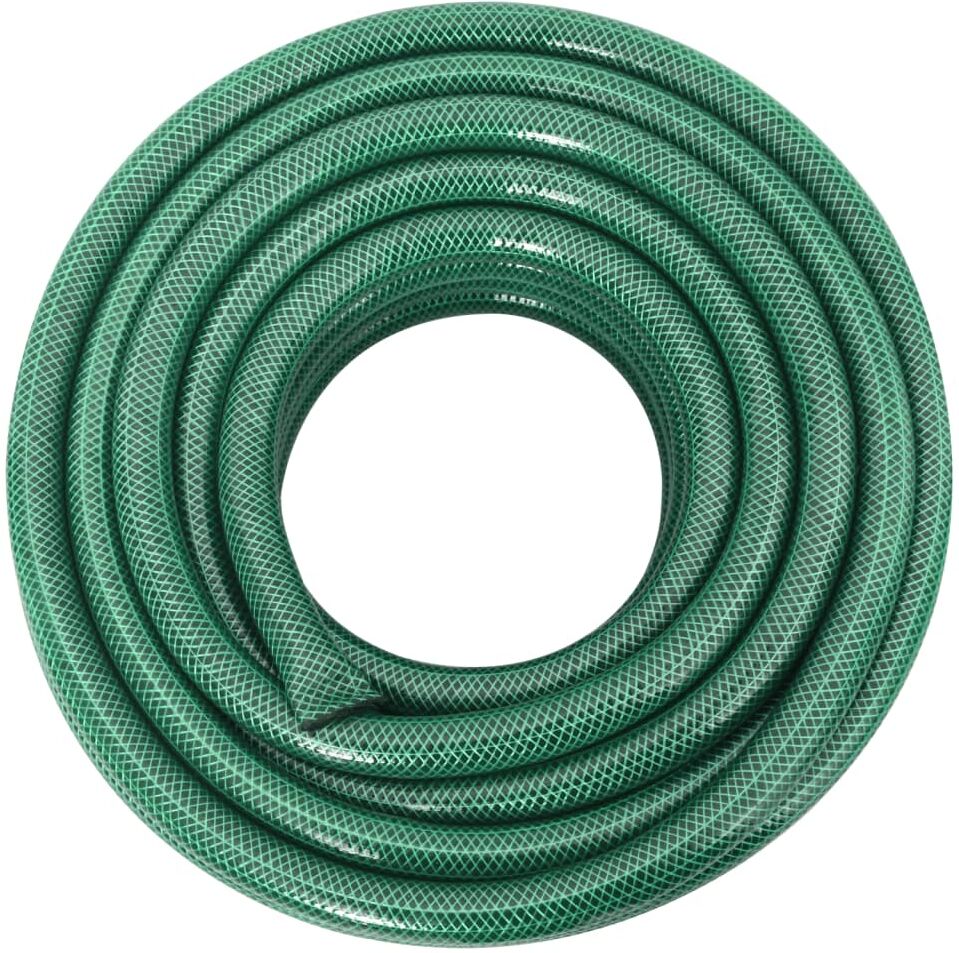 vidaXL Mangueira de jardim 0,9" 20 m PVC verde Verde