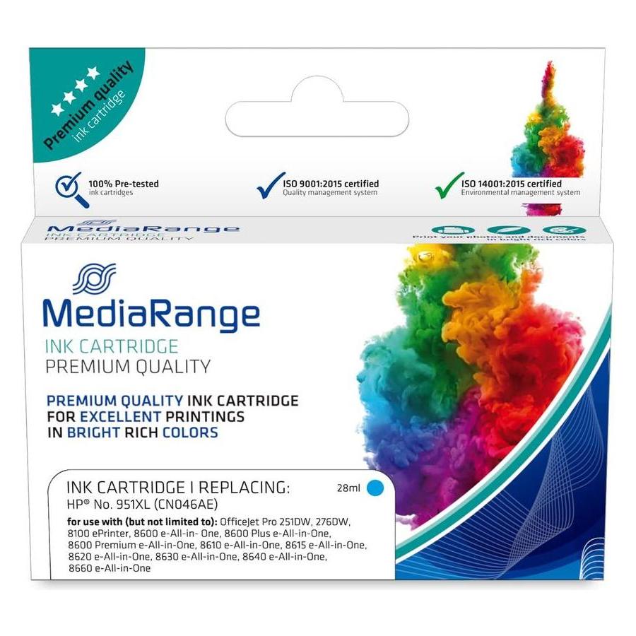 MediaRange Tintenpatronen, für CN046AE (C) (MRHP951CXL)