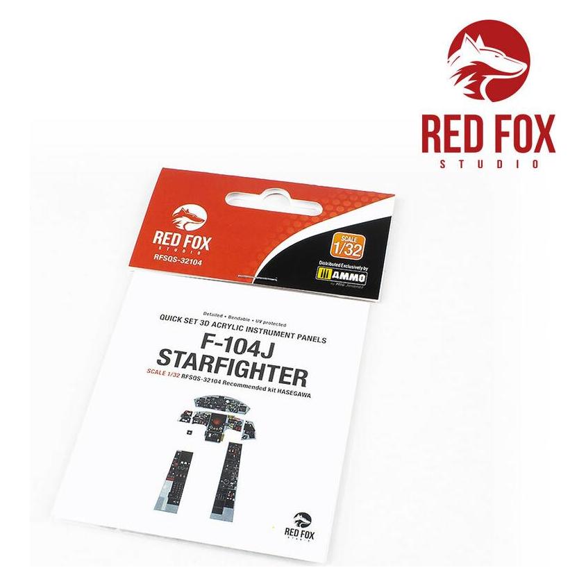 Red Fox 1/32 F-104J Starfighter (for Hasegawa kit) (RFSQS-32104)