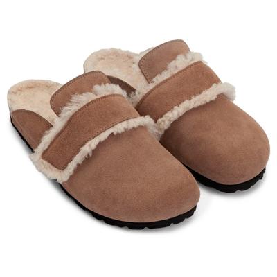 Espadrij - Women's Cloq Velour Strap - Sandalen 37 | EU 37 braun