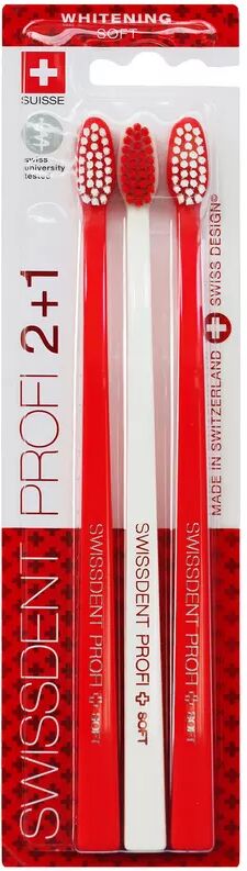 SWISSDENT - Whitening Zahnbürsten Trio Soft SUISSE, Set
