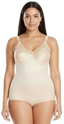 Plus Size Women's Light Control Wirelss Body Shaper by Rago in Beige (Size 38 C)