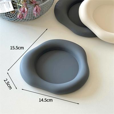 Discount Dollar Deals Imitation Ceramic Coasters, Cloud Shape Silicone Coasters, Non Slip Heat Insulation Coasters For Coffee Cups, Home Decor s2