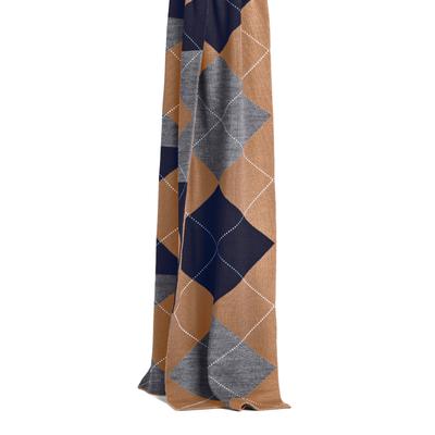 Schal BURLINGTON "Royal Reverso", Damen, Gr. onesize, braun (wholegrain (5017)), Modetücher Schal