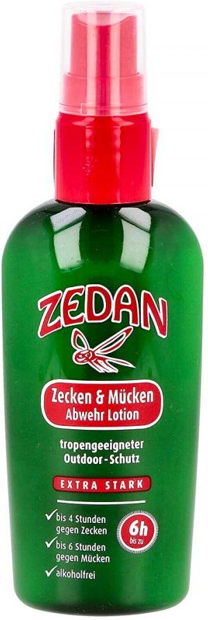 Zedan Abwehr Sprühlotion outdoor Zecken & Mücken 100ml