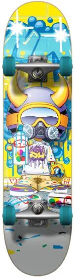Skateboard Komplettboard Speed Demons Tagger Soft Top (6.5" - Gelb)
