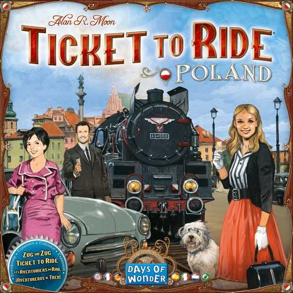 Ticket to Ride: Poland – Map Collection for Ticket to Ride Board Game by Days of Wonder