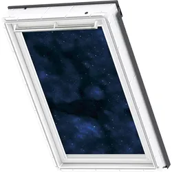 Disney & VELUX Goodnight Collection Verdunkelungsrollo DKL manuell Disney Universum 4653, C02, GEL,Manuell,VELUX,weiße Schiene