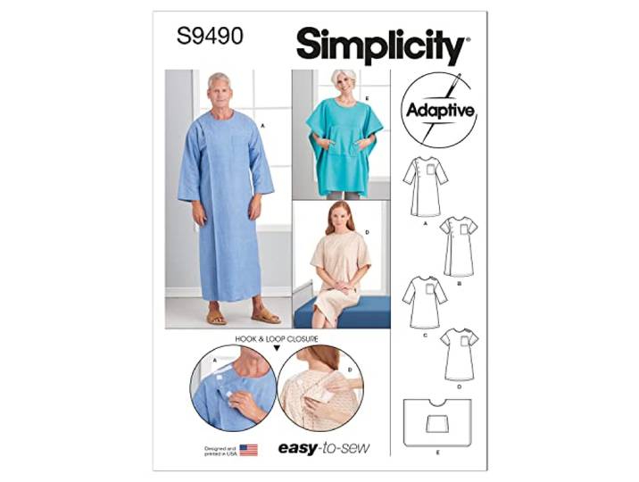 Simplicity SS9490AA Unisex Sportkleding AA (XS-S-M)