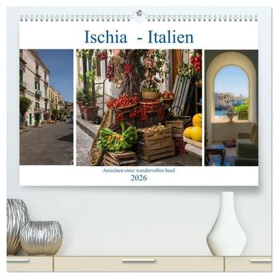Ischia - Italien (hochwertiger Premium Wandkalender 2026 DIN A2 quer), Kunstdruck in Hochglanz