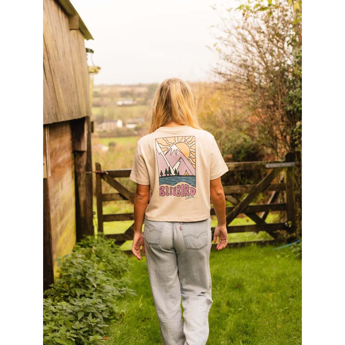 Bleubird Solace Womens Tee - Off White off white 3XL CTEE-SOL-OW-3XL