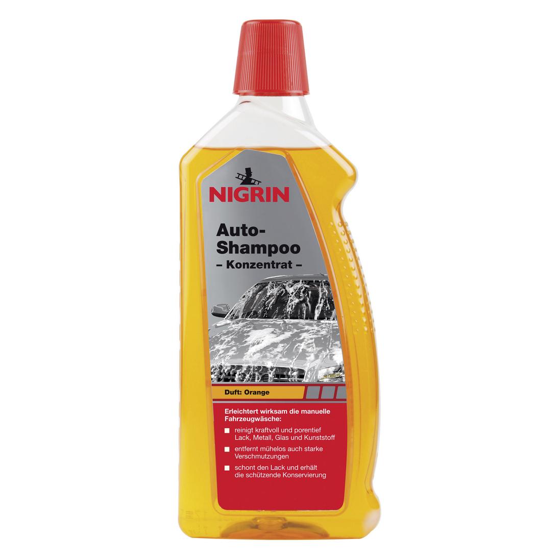 Nigrin Shampoo Konzentrat Orange 1l (Flüssiges Shampoo, 1000 ml) (73920)