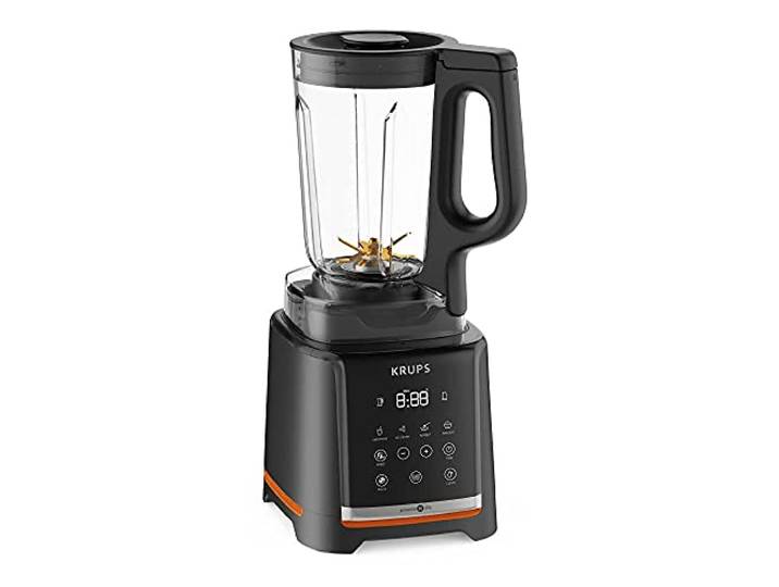 Krups Highspeed- Standmixer InfinyMix KB9158 1600 W 5 automatische Programme + manuelle Einstellung Tritanbehälter inkl. Rezeptheft Smoothies, Shakes, Crushed Ice Schwarz