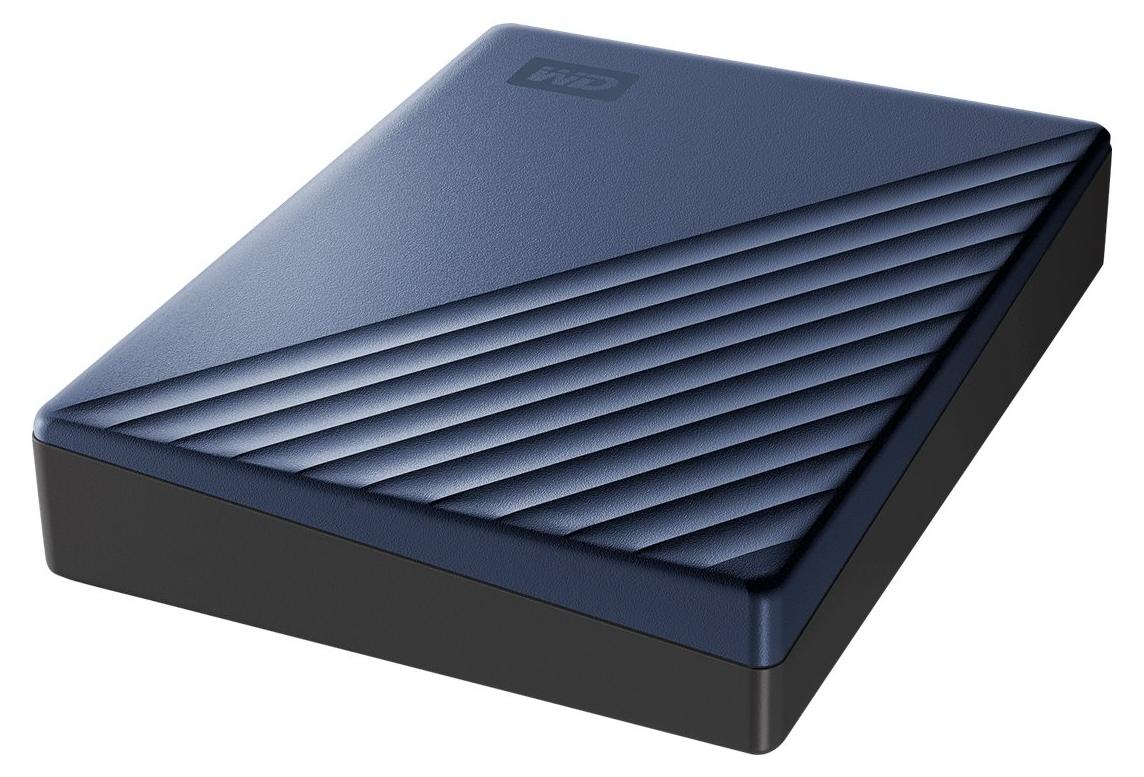WD My Passport Ultra WDBFTM0050BBL - Festplatte - verschlüsselt - 5 TB - extern (tragbar)