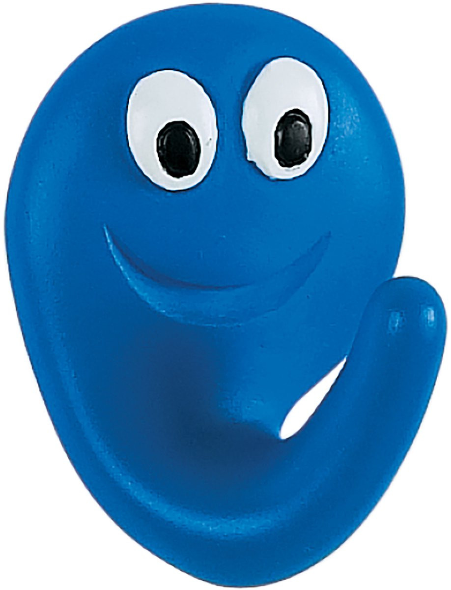 Spirella Zelfklevende Haak Smile Badkamer Haak Electric Blue