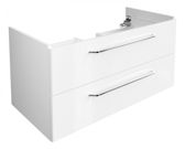 FACKELMANNGMBH MILANO WTU 100x49,5x48 Weiß, 2 Schub 10012400