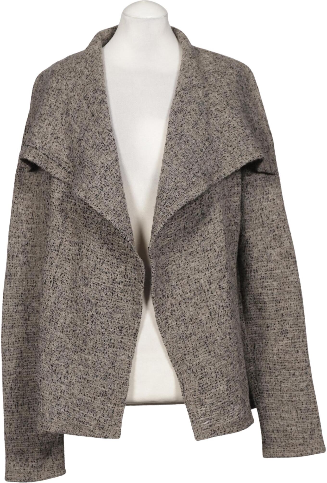 Evelin Brandt Berlin Damen Strickjacke, Grau, Gr. EU 38, Schurwolle - Second Hand