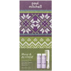 600ml Paul Mitchell Forever Blonde X-Mas Trio (Shampoo 300ml + Conditioner 300ml + Detangler Comb)