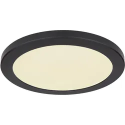Deckenleuchte LASSE schwarz (DH 29,80x1,80 cm) - DH 29,80x1,80 cm