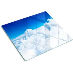 GLASPLATTE 60x52 cm Wolken