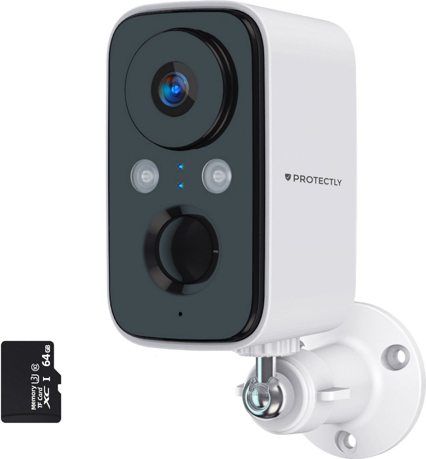 Protectly Drahtlose Sicherheitskamera mit WLAN-App