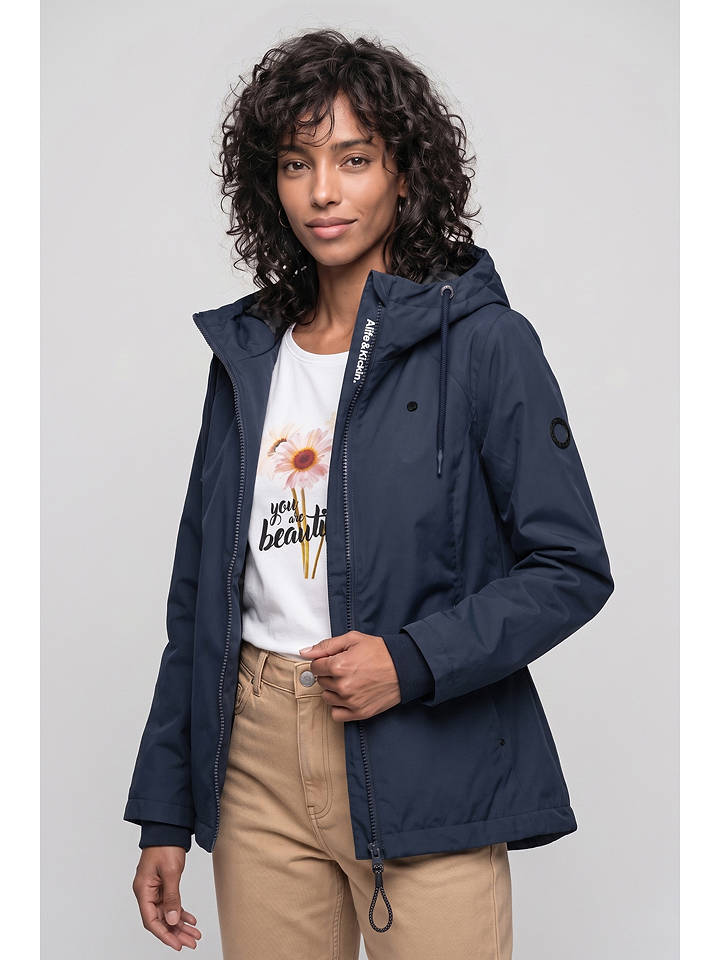 alife and kickin Übergangsjacke "Lilou" in Dunkelblau - L