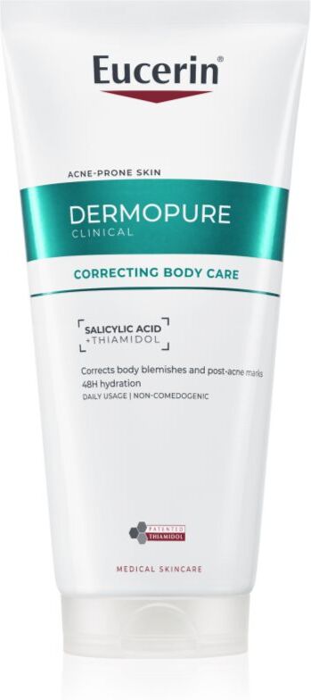 Eucerin DermoPure Clinical Correcting Body Care crème pour le corps anti-imperfections de la peau à tendance acnéique 200 ml