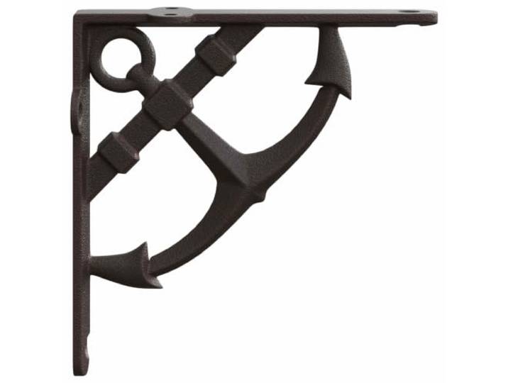 Wandregalhalterungen 12 Stück Antik-Bronze, Stahl Stahl, vorgebohrte Löcher, Wandmontage, Regal oder Aufhänger, Innen- und Außenbereich, Objektausstellung, Organisation
