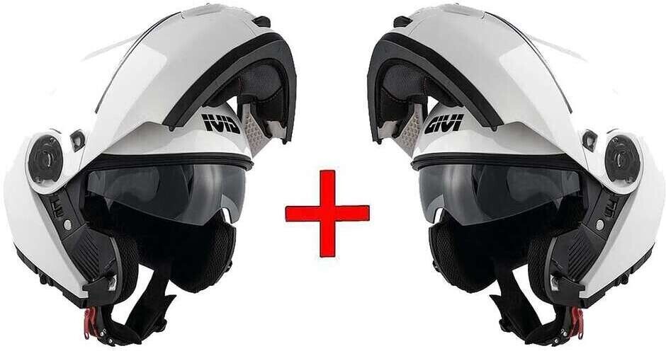 KIT RISPARMIO - Coppia Caschi Modulari Doppia Visiera Givi X taglia un