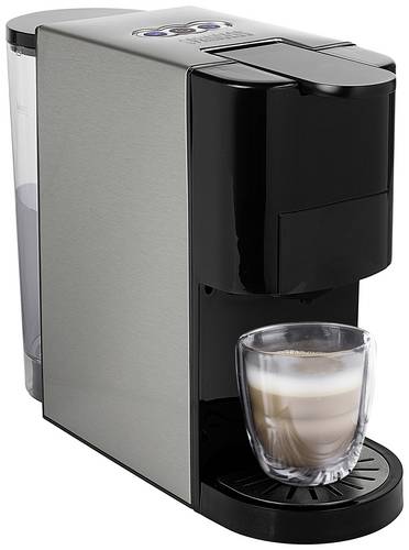 Princess 249451 Kapselmaschine Silber, Schwarz E.S.E. Pad kompatibel, One Touch