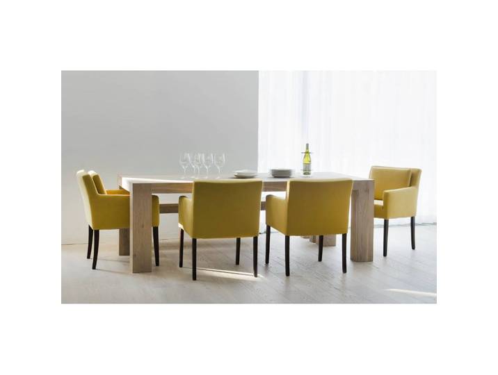 Table George 180 x 110 cm Marron/Chêne clair