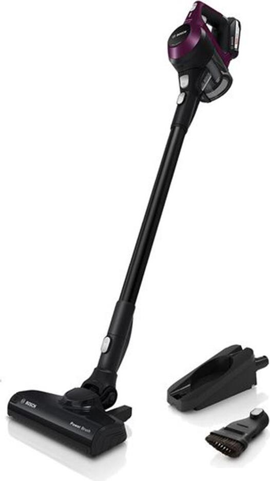 Bosch BCS6111P, 2-in-1-Stabstaubsauger, Beutellos, Heidelbeere, Rechteckig, Trocken, 85 dB