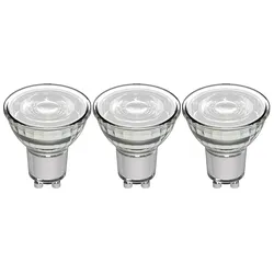 LED SMD Leuchtmittel - Spot MR16 GU10 4W 345lm 2700K Klar 36° 3er Pack