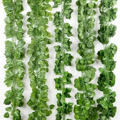 Uplift Picks Artificial Ivy Garland Green Vine Wall Hanging Decor 06