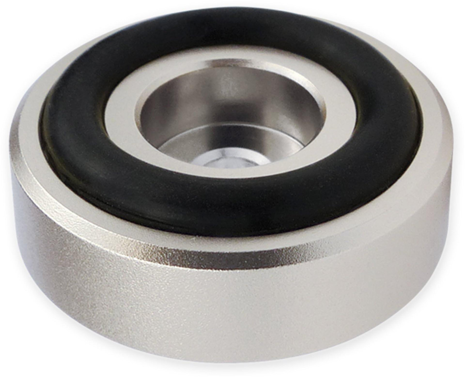 DynaVox 207273 Aluminium voetstukken midi, set van 4, zilverkleurig
