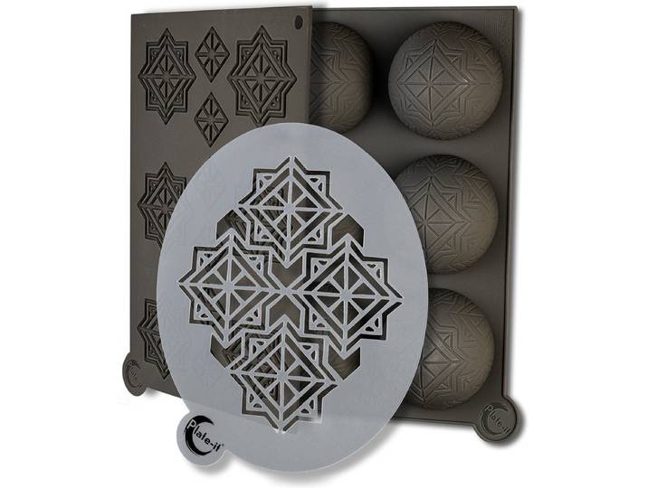 Plate-it sjablonen infinity - 3-delige set