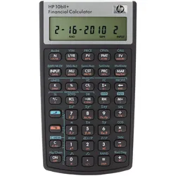 HP, Taschenrechner, Finanztaschenrechner HP-10 B II Plus (Batteriebetrieb)