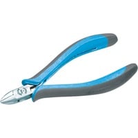 Elektronik-Seitenschneider 8306-4, ESD, Schneid-Zange schwarz/blau, mit feiner Fase