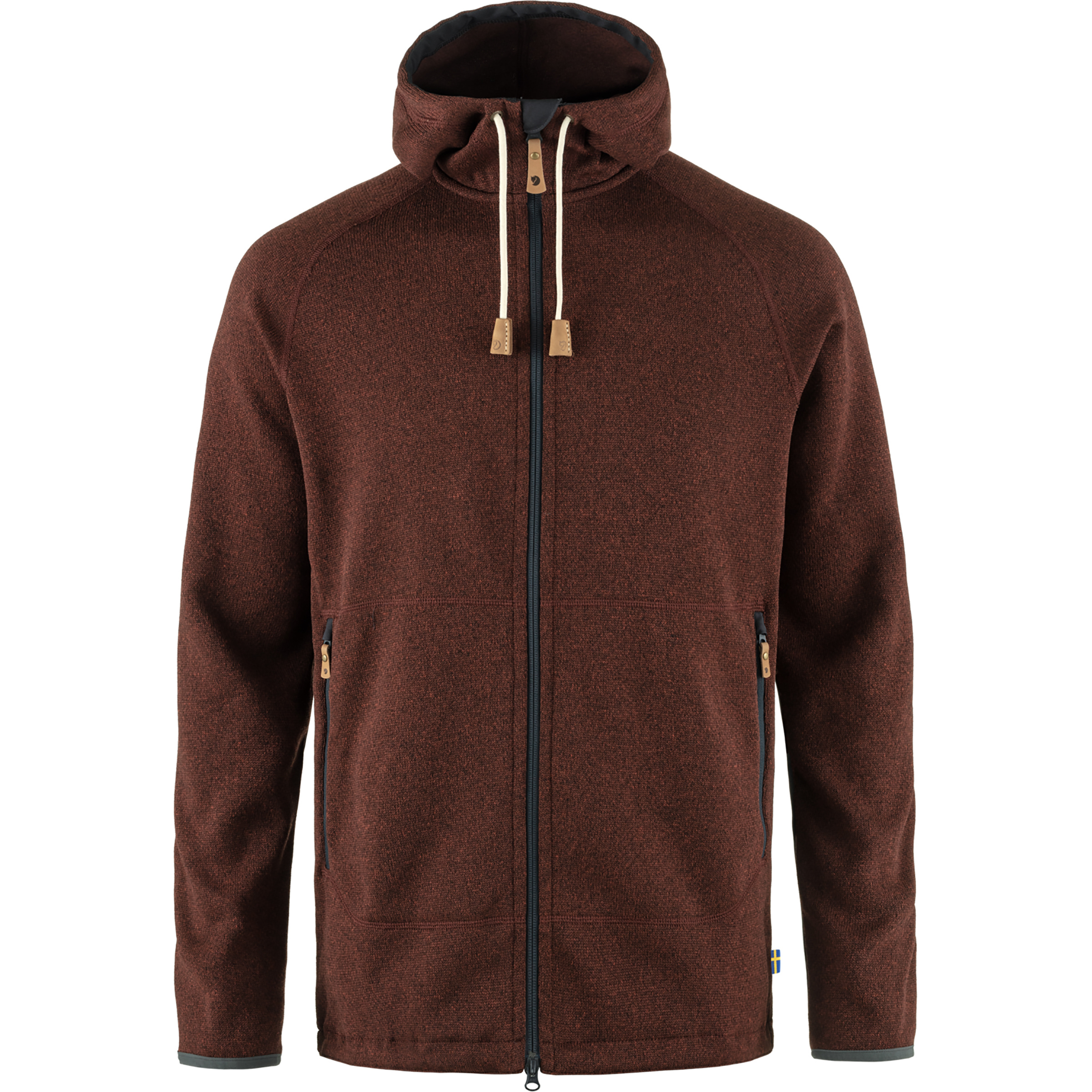Fjällräven Övik Fleece Herren Fleecejacke braun Größe L Trekking Isolierend