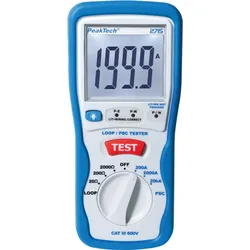 PEAKTECH 2715 - Digitaler LOOP/PSC-Schleifentester