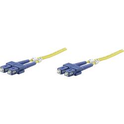Intellinet 470636 Glasfaser LWL Anschlusskabel 5.00 m Gelb [1x SC-Stecker - 1x SC-Stecker] 9/125 µ Singlemode OS2