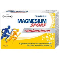 DR.BÖHM Magnesium Sport+Aminosäuren Granulat 14 St