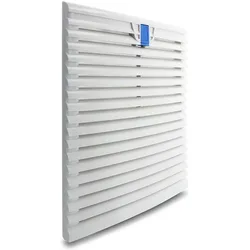 Delock Lüfterfilter mit Clip, 323 × 323 × 47 mm, PC Lüfter Zubehör, Blau, Weiss