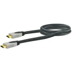 Schwaiger HDM0150G 063 HDMI-Kabel 1,5 m HDMI Typ A (Standard) Schwarz, Grau