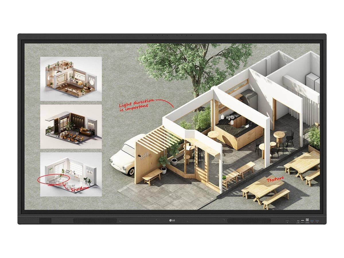 LG Electronics LG CreateBoard 55TR3DQ-B Signage Touch Display 139,7 cm (55 Zoll)