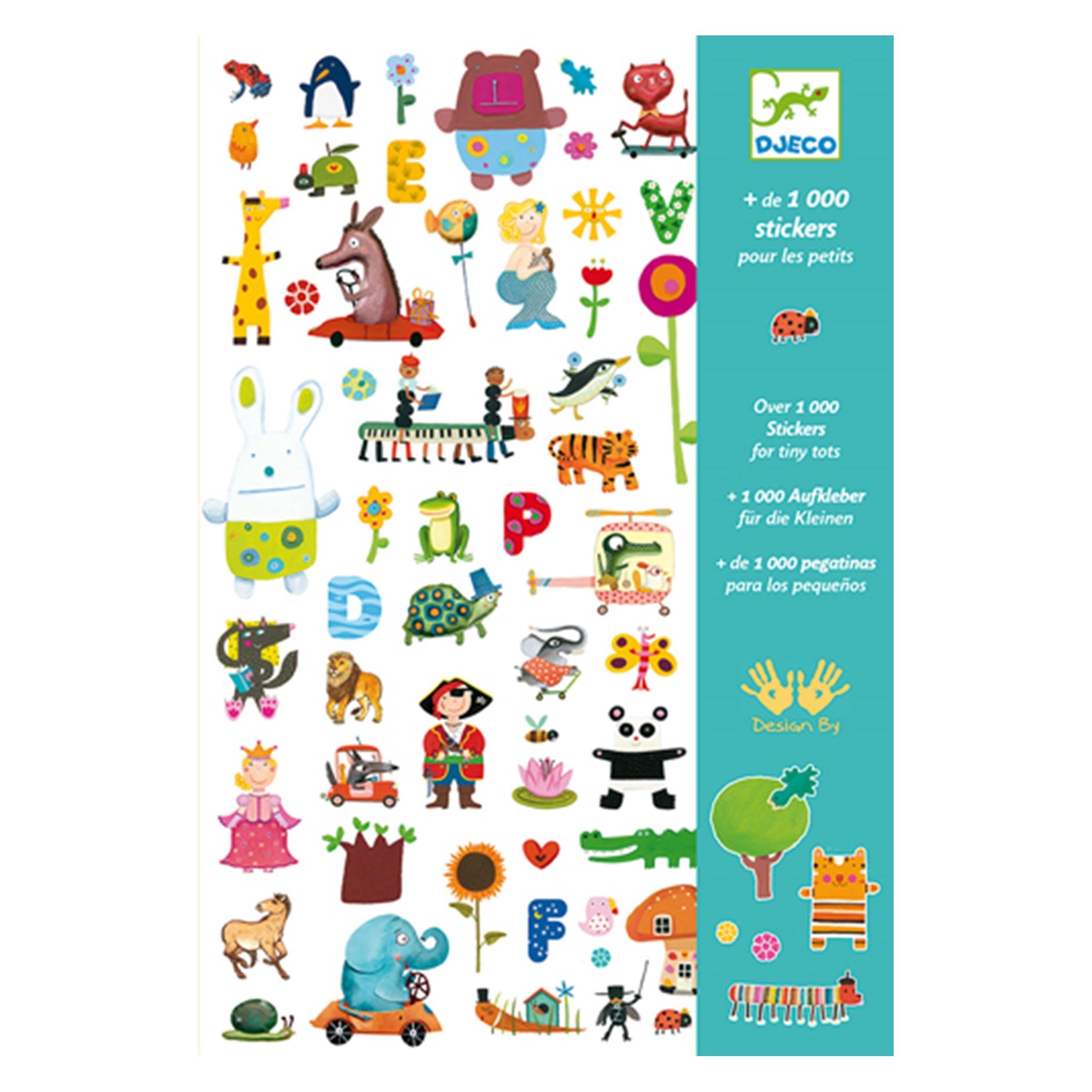 Djeco 1000 Sticker für die Kleinen (1000 Sticker) (5408950)