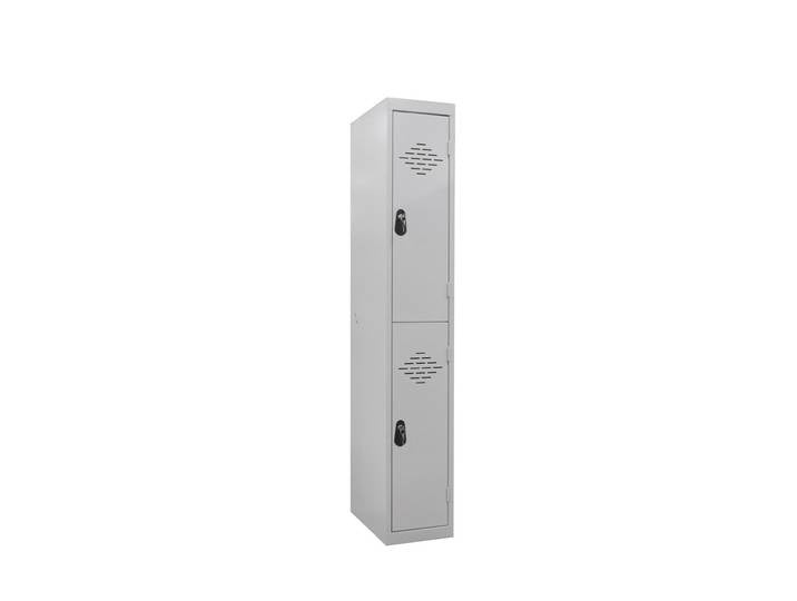 Vestiaire multi-casiers Avantage - 2 casiers - Gris