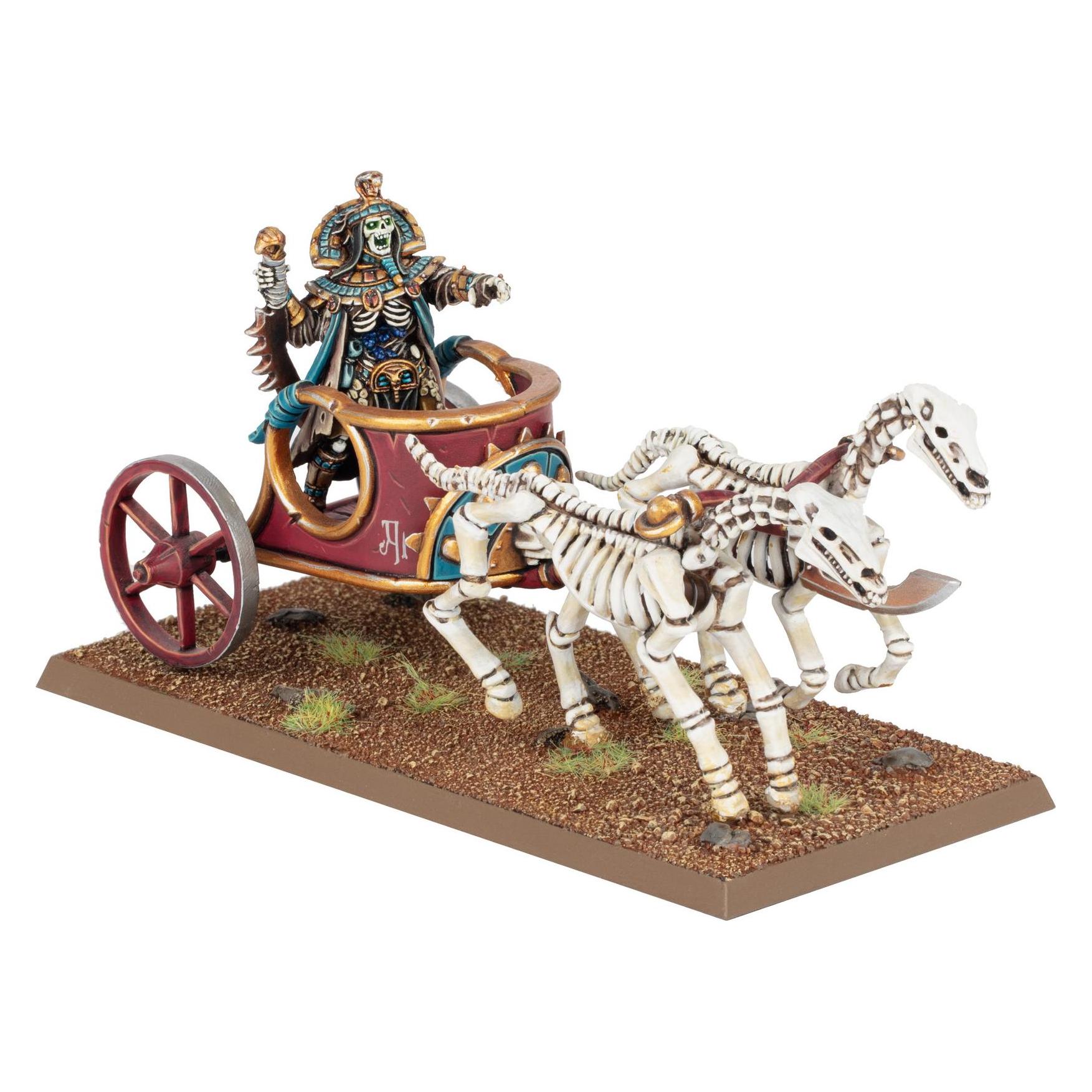 Games Workshop Warhammer ToW - Tomb Kings of Khemri Roi des Tombes sur Char (Kunststoff, Metall) (99112717011)