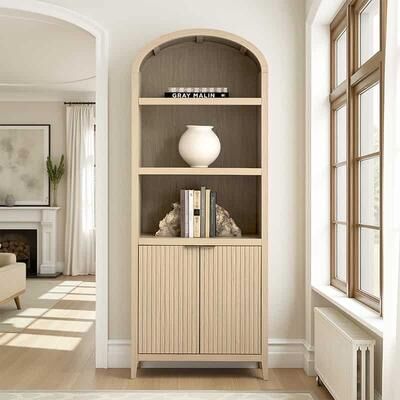 HULALA HOME Genoveva Modern Bookcase with Open Shelves